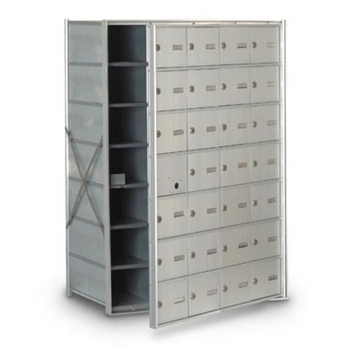 Front Loading 27-Door Horizontal Mailbox